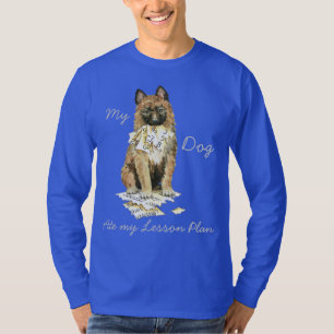 T-shirt Mon Laekenois a mangé mon plan de cours