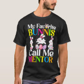 T-shirt Mon lapin préféré appelle-moi Mentor Pâques (Devant)