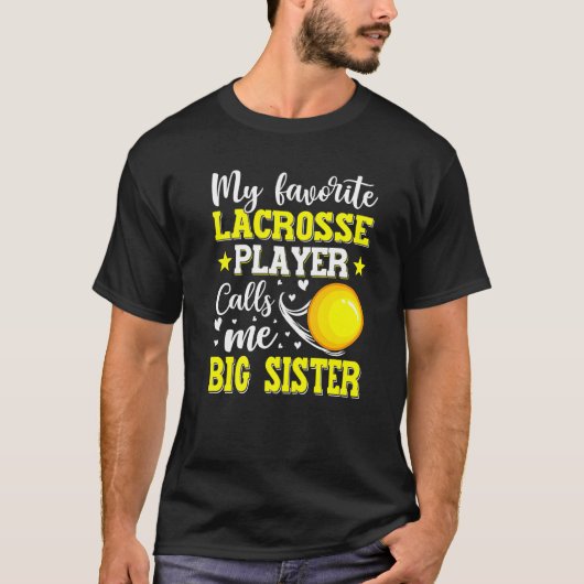 T-shirt Mon Lecteur De Crosse Préféré M'Appelle Big Sister (Devant)