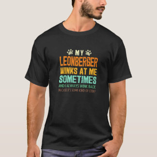 T-shirt Mon Léonberger Gorge Parfois Vers Moi Chien Lion P