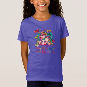 T-Shirt Mon licorne est Kinda Bow fou pour les enfants