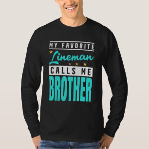 T-shirt Mon Lignard Préféré M'appelle Frère Lignard Frère