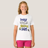 T-shirt Mon maillot de volleyball (Devant entier)