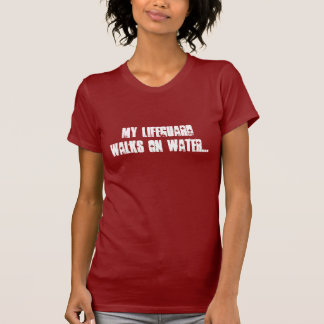 T-shirt Mon maître nageur marche sur l'eau…