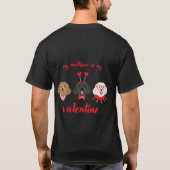 T-shirt Mon Maltipoo Est Ma Saint Valentin (Dos)