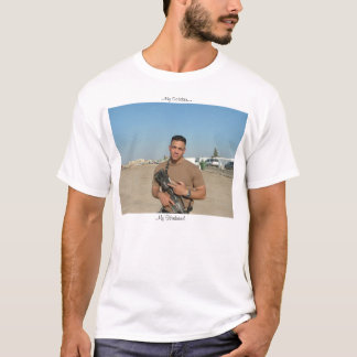T-SHIRT MON MARI DU SOLDAT. .MY