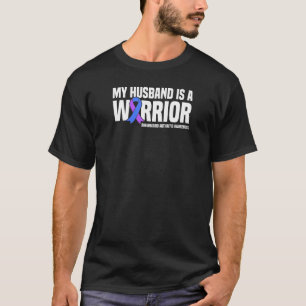 T-shirt Mon mari est un guerrier conscient de l'arthrite r