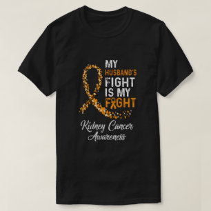T-shirt Mon Maris combat Mon combat pour le cancer du rein