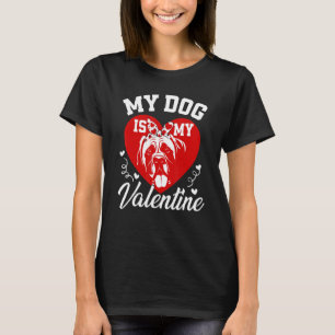 T-shirt Mon Mastiff Est La Saint Valentin Des Chiens