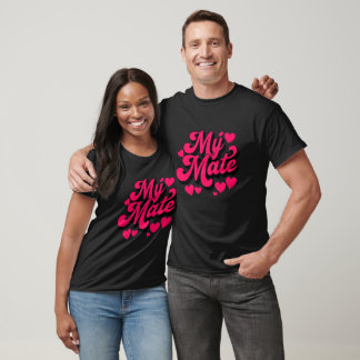 T-shirt Mon Mate rose