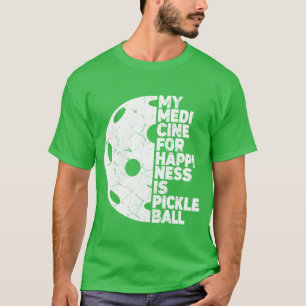 T-shirt Mon médicament pour le bonheur Cadeau d'athlète de