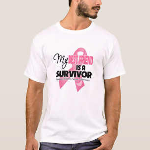 T-shirt Mon meilleur ami est un survivant - Cancer du sein