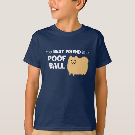 T-shirt Mon meilleur ami est une BOULE de - (Devant)