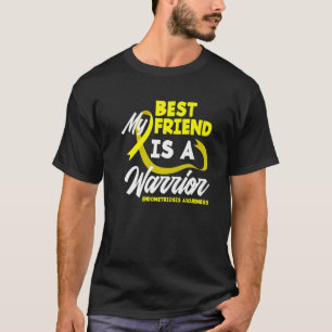 T-shirt Mon meilleur ami guerrier Jaune Ribbon Endometrios