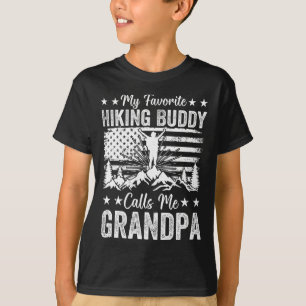 T-shirt Mon meilleur compagnon de randonnée m'appelle Gran