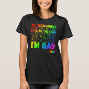 T-shirt Mon Milkshake Apporte Tous Les Garçons Lgbt Pride 