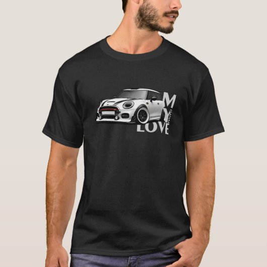 T-shirt Mon mini design d'amour (Devant)