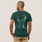 T-shirt Mon monde en vert (Dos entier)