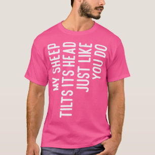 T-shirt Mon Mouton Tille Sa Tête Drôle Pour Le Propriétair