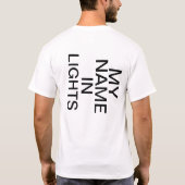 T-shirt "Mon Nom En Lumière" (Dos)