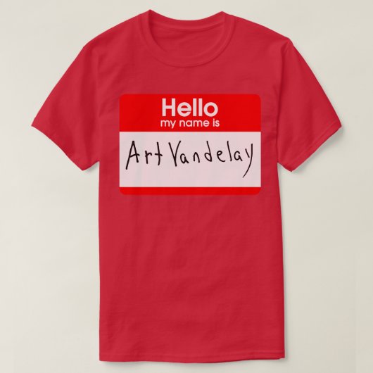 T-shirt Mon nom est Art Vandelay (Design devant)