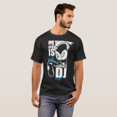 T-shirt Mon nom est le votre meilleur DJ (Devant entier)