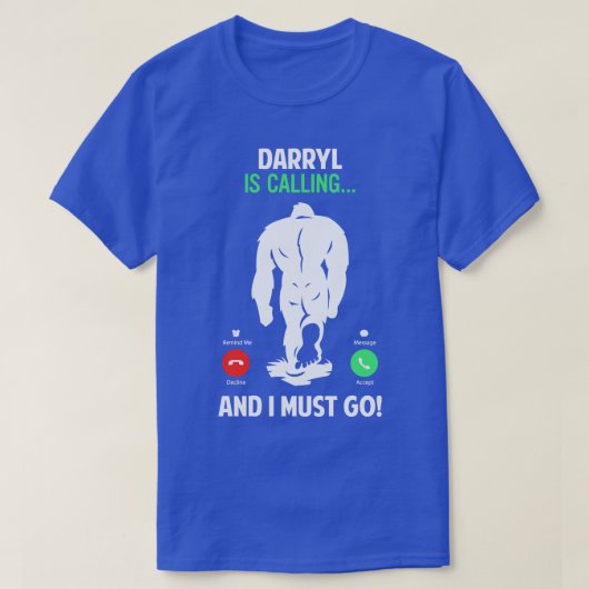 T-shirt Mon nom est mon Darryl (Design devant)