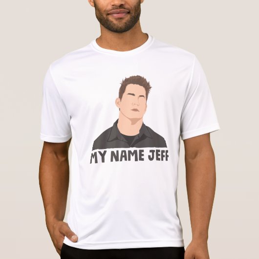 T-shirt Mon nom Jeff (Devant)