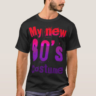 T-shirt Mon nouveau costume des années 80 design amusant