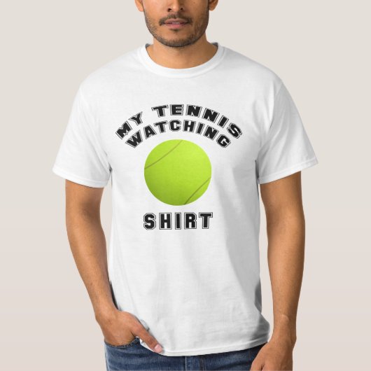 T-shirt Mon observation de tennis (Devant)