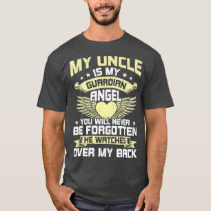 T-shirt Mon oncle Est Mon Ange Gardien Mémorial Oncle