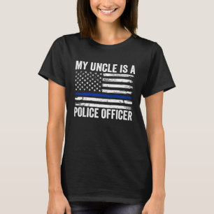 T-shirt Mon Oncle Est Un Policier Niece Nephew Police U