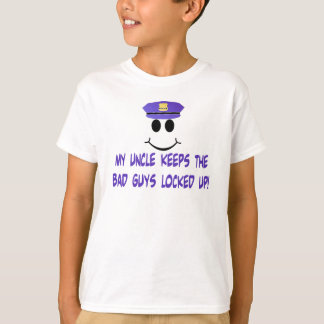 T-shirt mon oncle maintient les mauvais garçons enfermés