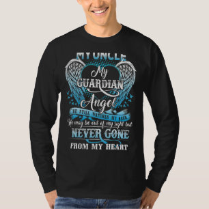 T-shirt Mon Oncle Mon Ange Gardien Il Est Peut-Être Sorti