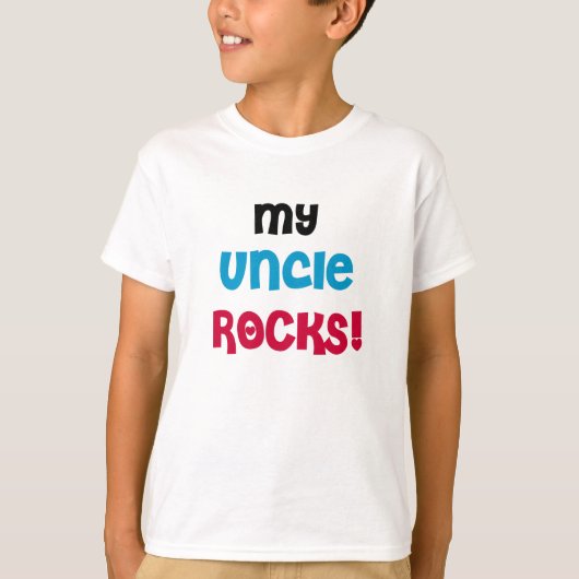 T-shirt Mon oncle Rocks (Devant)