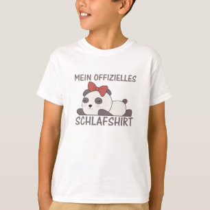 T-shirt Mon Ours Dormir Officiel Chemise Panda
