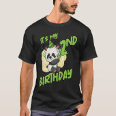 T-shirt Mon Panda d'anniversaire (Devant)
