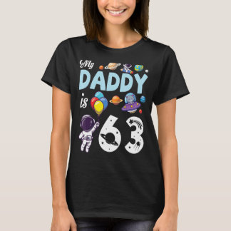 T-shirt Mon Papa A 63 Ans Joyeux Jour Père Papa Son