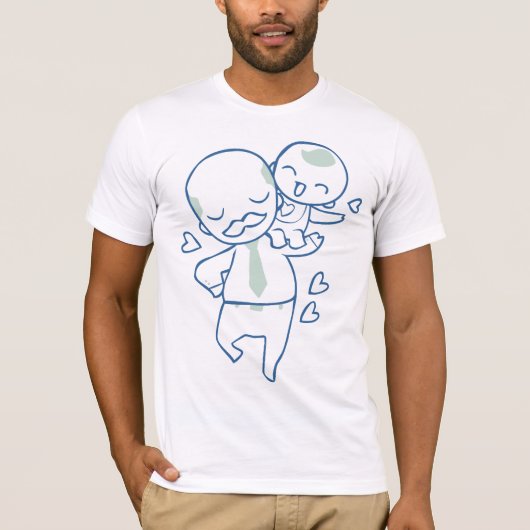 T-shirt Mon papa de Forever (Devant)