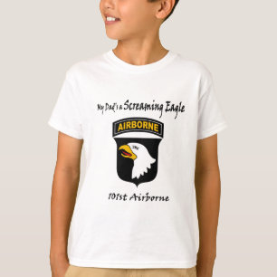 T-shirt Mon papa est Eagle criard