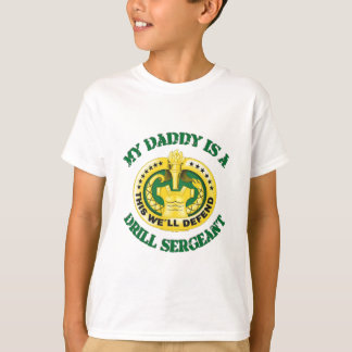 T-shirt mon papa est un sergent instructeur