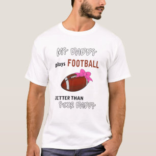 T-shirt Mon Papa Joue Le Football Mieux Que Ton Papa Garço
