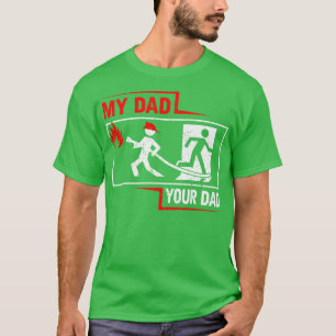T-shirt Mon papa votre papa fils pompier fier pompier sauv