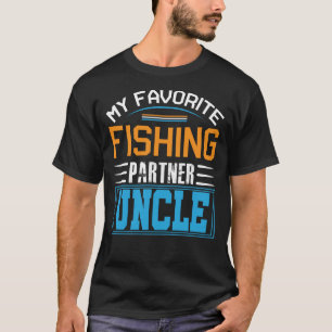 T-shirt Mon partenaire de pêche favori Fête des pères UNCL