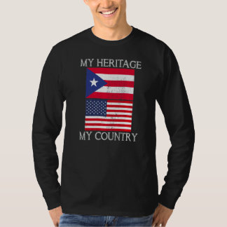T-shirt Mon patrimoine Mon pays Porto-Rico Amérique
