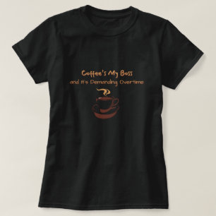 T-shirt Mon patron au café