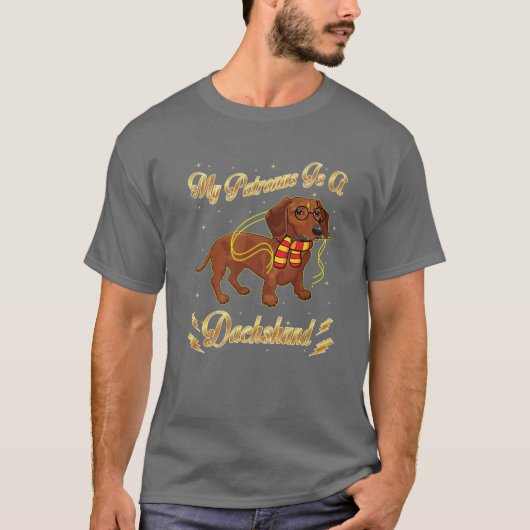 T-shirt Mon Patronus Est Un Dachshund Harry Dog Potter Pap (Devant)