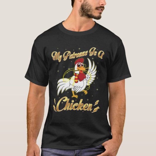 T-shirt Mon Patronus Est Un Poulet Harry Animaux Potter Pa (Devant)