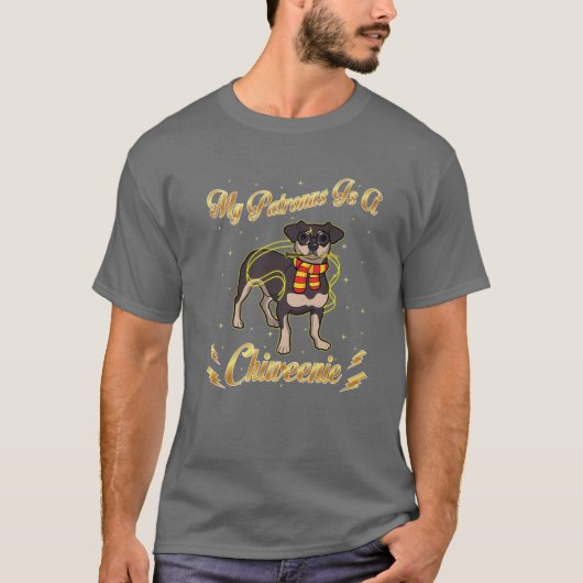 T-shirt Mon Patronus Est Une Chiweenie Harry Dog Potter Pa (Devant)
