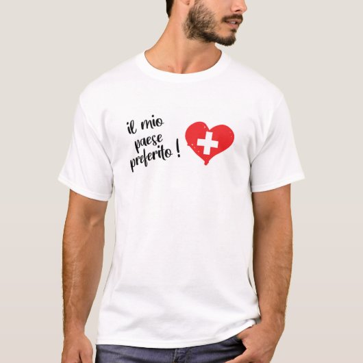 T-shirt Mon pays préféré (Devant)